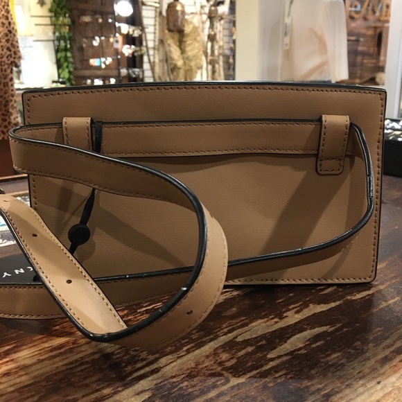 DKNY Smoke Leather Belt Bag in Tan - Picture 3 of 4